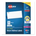 July Member-Exclusive Offer Save 10% off on One Item | Avery 05167 0.5 in. x 1.75 in. Easy Peel Address Labels with Sure Feed Technology for Laser Printers - White (80/Sheet, 100 Sheets/Box) image number 0