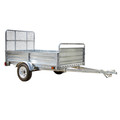  | Detail K2 MMT5X7G-DUG 5 ft. x 7 ft. Multi Purpose Utility Trailer Kits with Drive Up Gate (Galvanized) image number 0