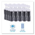  | Boardwalk BWKHOTBL8 Plastic Hot Cup Lids for 8 oz. Hot Cups - Black (1000/Carton) image number 5