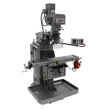 MILLING MACHINES | JET JTM-949EVS JTM-949EVS 230V 9 in. x 49 in. Mill with Newall DP700 DRO with X- and Y-Axis Powerfeeds - JT9-690537