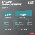 Pressure Washers | Makita XWH02Z 18V LXT Lithium-Ion 320 PSI 0.7 GPM Cordless Power Cleaner (Tool Only) image number 7