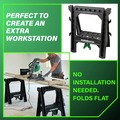 Bases and Stands | Metabo HPT 115772M (2-Pack) Heavy Duty Folding Sawhorses image number 7