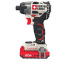  | Factory Reconditioned Porter-Cable PCCK647LBR 20V MAX Brushless Lithium-Ion 1/4 in. Cordless Impact Driver Kit (1.3 Ah) image number 1