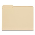  | United Stationers USY-10000 1/3 Top Tab 11 pt. Letter File Folders - Manila (24/Pack) image number 2