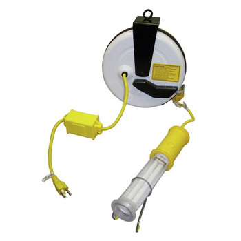 WORK LIGHTS | General Manufacturing Stubby II Light with 40 ft. Cord and Auto Reel - 3613-3500