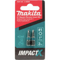 Bits and Bit Sets | Makita A-96506 MakitaImpactX #1 Square Recess 1 in. Insert Bit, 2/pk image number 2