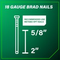 Brad Nailers | Metabo HPT NT50A5M 18-Gauge 2 in. Pro Brad Nailer image number 5