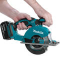 Circular Saws | Makita XSC01T 18V LXT 5.0 Ah Lithium-Ion Cordless 5-3/8 in. Metal Cutting Saw Kit image number 3