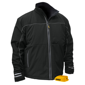 Dewalt DCHJ072B-M 20V MAX Lithium-Ion Soft Shell Heated Jacket - Medium, Black (Jacket Only)