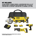 Combo Kits | Dewalt DCK551D1M1 20V MAX Lithium-Ion Cordless 5-Tool Combo Kit (2 Ah/4 Ah) image number 1