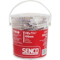Collated Screws | SENCO 08F175Y (1000/Pack) #8 1-3/4 in. Coarse Thread Square-Head Collated Wood to Wood Screw - Yellow Zinc image number 0