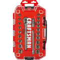 Clearance Center | Craftsman CMMT12029Z 3/8 in. Drive Mechanics Tool Set - Gunmetal Chrome (22-Piece) image number 1