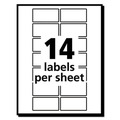 July Member-Exclusive Offer Save 10% off on One Item | Avery 05430 0.75 in. x 1.5 in. Removable Multi-Use Labels for Inkjet/Laser Printers - White (14/Sheet, 36 Sheets/Pack) image number 1