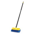  | Rubbermaid Commercial FG633700BLUE 10 in. Brush 10 in. Plastic Block Threaded Hole Bi-Level Deck Scrub Brush - Blue Polypropylene Bristles image number 3