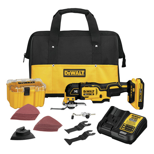 Oscillating Tools | Factory Reconditioned Dewalt DCS355D1R 20V MAX XR Cordless Lithium-Ion Brushless Oscillating Multi-Tool Kit image number 0