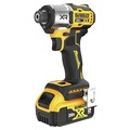 Impact Drivers | Dewalt DCF845P2 20V MAX XR Brushless Lithium-Ion Cordless 3-Speed 1/4 in. Impact Driver Kit (5 Ah) image number 3