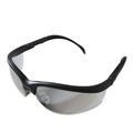 Eye Protection | MCR Safety KD119 Klondike Safety Glasses - Matte Black Frame Clear Mirror Lens (12/Box) image number 2