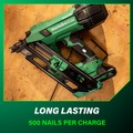 Framing Nailers | Metabo HPT NR1890DCAM 18V Lithium-Ion 30 Degree Cordless Paper Tape Framing Nailer Kit (4 Ah) image number 4