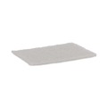 | Boardwalk 98BWK LD 6 in. x 9 in. Light Duty Scour Pad - White (20/Carton) image number 2