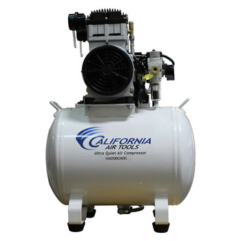 AIR COMPRESSORS | California Air Tools 2 HP 10 Gallon Ultra Quiet and Oil-Free Hot Dog Air Compressor with Air Dryer - CAT-10020HDCADC