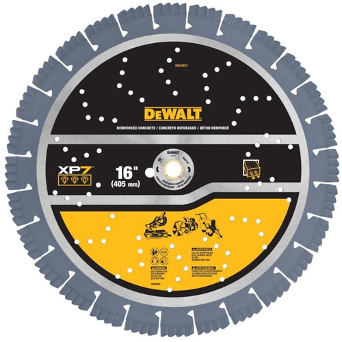 Clearance Center | Dewalt DW47637 16 in. XP7 Reinforced Concrete Segmented Diamond Blade image number 0