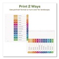July Member-Exclusive Offer Save 10% off on One Item | Avery 11083 Ready Index 11 in. x 8.5 in. 12-Tab 1 to 12 Customizable Table of Contents Dividers with Multicolor Tabs - White (3/Pack) image number 3