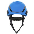  | MSA 10194793 V-Gard H1 Fas-Trac III Pivot Novent ANSI EN397 Safety Helmet -  Blue image number 3