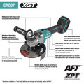 Clearance Center | Makita GAG07Z 40V max XGT Brushless Lithium-Ion 6 in. Cordless Angle Grinder with Electric Brake (Tool Only) image number 1