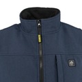 Heated Gear | Dewalt DCHV089D1-S Men's Heated Soft Shell Vest with Sherpa Lining - Small, Navy image number 6