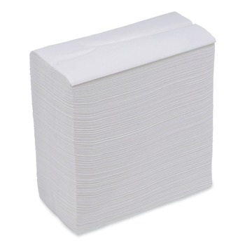 Boardwalk 12 in. x 7 in. Tallfold Dispenser Napkin - White (10000/Carton) - BWK8302