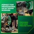 Miter Saws | Metabo HPT C10FCGSM 15 Amp Single Bevel 10 in. Corded Compound Miter Saw image number 9