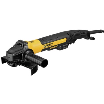 Dewalt 13 Amp Brushless Rat Tail 7 in. Corded Small Angle Grinder with KICKBACK BREAK/No Lock/Pipeline Cover - DWE43840CN