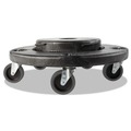 Customer Appreciation Sale! Save up to $60 on Select Tools | Rubbermaid Commercial FG264043BLA 18.25 in. x 6.63 in. 250 lbs. Capacity Brute Quiet Dolly - Black image number 0