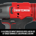  | Factory Reconditioned Craftsman CMCK200C2R 20V Variable Speed Lithium-Ion 1/2 in. Cordless Drill Driver and 1/4 in. Impact Driver Combo Kit (1.3 Ah) image number 4