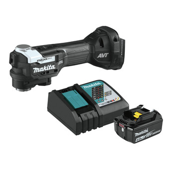 PRODUCTS | Makita 18V LXT StarlockMax Brushless Lithium-Ion Cordless Sub Compact Multi-Tool with Battery and Charger Starter Pack Bundle (4 Ah) - XMT04ZB-BL1840BDC1