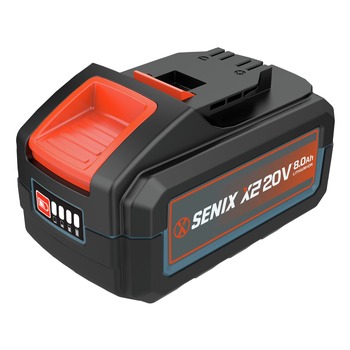 POWER TOOL ACCESSORIES | Senix X2 20V Max 8 Ah Lithium-Ion Battery - B80X2