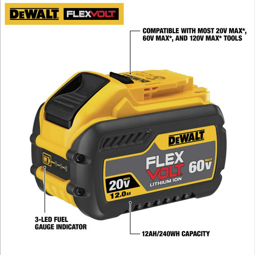 Dewalt hot sale flexvolt 12ah