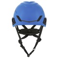 Hard Hats | MSA 10194785 V-Gard Fas-Trac III Pivot Trivent ANSI EN12492 H1 Safety Helmet - Blue image number 1