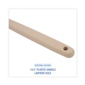  | Boardwalk BWK4320 20 in. Long Polypropylene Fill Handle Utility Brush - Tan image number 2