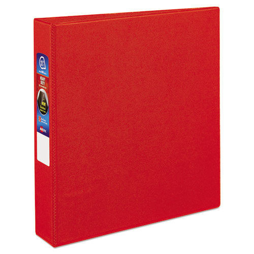 July Member-Exclusive Offer Save 10% off on One Item | Avery 79585 3 One Touch EZD Rings 1.5 in. Capacity 11 in. x 8.5 in. Heavy-Duty Non-View Binder with DuraHinge - Red image number 0