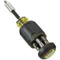 Screwdrivers | Klein Tools 32308 8-in-1 Multi-Bit Adjustable Magnetic Stubby Impact-Rated Screwdriver image number 3