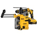Veterans Day Sale! Save 11% on Select Tools | Dewalt DCH293R2DH 20V MAX XR Brushless Cordless 1-1/8 in. L-Shape SDS PLUS Rotary Hammer Kit with On Board Extractor (6 Ah) image number 3