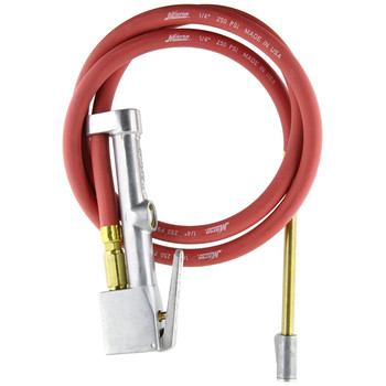 AUTOMOTIVE | Milton Industries Inflator Gauge Complete with Dual-Head Straight Foot Chuck & 5 ft. Hose - 501