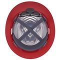 Hard Hats | MSA 10215829 V-Gard C1 Fas-Trac III Full Brim Vented Hard Hat - Red image number 6