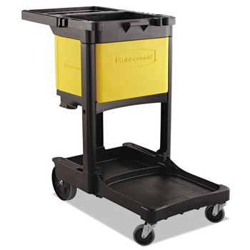 Rubbermaid Commercial Locking Cabinet For Cleaning Carts - Yellow - FG618100YEL