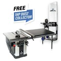 Table Saws | Delta 36-L352D 3 HP 52 in. Rip Capacity  Unisaw Table Saw with 1 HP Dust Collector image number 1