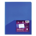 July Member-Exclusive Offer Save 10% off on One Item | Avery 47811 20-Sheet Capacity 11 in. x 8.5 in. Plastic Two-Pocket Folder - Translucent Blue image number 0