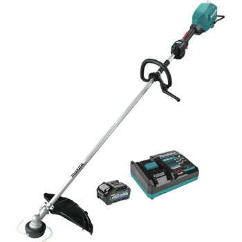 MIR 511980 | Makita 40V max XGT Brushless Lithium-Ion 17 in. Cordless String Trimmer Kit (4 Ah) - GRU03M1