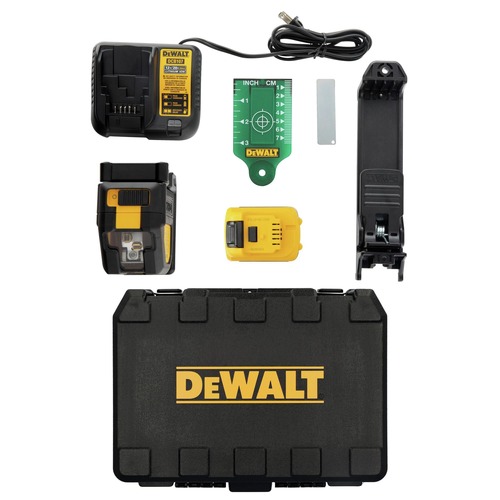 Rotary Lasers | Dewalt DW0825LG 12V MAX Lithium-Ion 5-Spot and Cross Line Laser - Green image number 0
