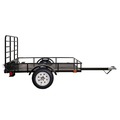 Utility Trailer | Detail K2 MMT4X6O 4 ft. x 6 ft. Powder-Coated Open Side Multi Purpose Utility Trailer - Black image number 2